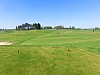 2018-04-20 Sand Valley Golf Resort, back tee på hål 9, över 8ans green